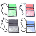 Blank Neck Wallet Event Badge holder Pouch